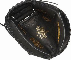 the Hide Yadier Molina gameday pattern 34 inch catchers mitt. 3 piece solid