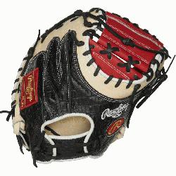 The Heart of the Hide ColorSync 34-Inch catchers mitt provides an 