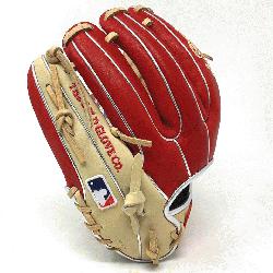 4-2CS I WEB Camel Scarlet Baseball Glove is a premium