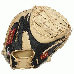 gs 34-inch Camel and Black Catchers Mitt