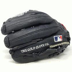 Comfortable black Horween H Web infield glove in this winter H