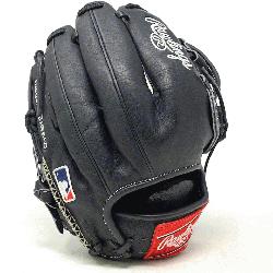 bsp; Comfortable black Horween H Web infield glove in this w