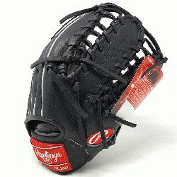 om exclusive PRO12TCB in black Horween Leather. The Rawlings Heart of the Hide Pro12TCB is