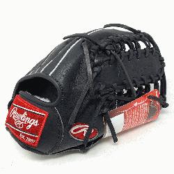 e=font-size large;>Ballgloves.com exclusive PRO12TCB in black Horween Leath