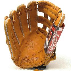 ar outfield pattern in classic Horween Tan Leather.  12.75 Inch H Web. The R