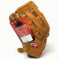 es.com exclusive Rawlings Horween Leather PRO303 in left han