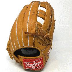 wlings most popular outfield pattern in classic Horween Tan Leather.  12.75 Inch H Web. 