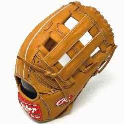 awlings most popular outfield pattern in classic Horween Tan Leather.  12.75 Inch