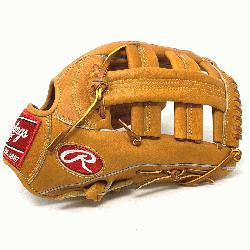 e Rawlings 442 pattern baseball glove is a non-traditional outfield 