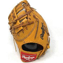 om exclusive Horween PRODCT 13 Inch first base mitt in Left Hand Throw.