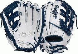 Color Series - White/Navy Colorway 13 Inch Slowpitch Model H Web Break