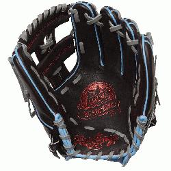 red line of baseball gloves from Rawlings are known for their cle
