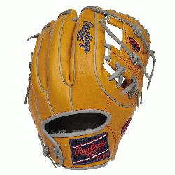 her 11.75 Inch Pro I Web baseball glove from Rawlings. Utilizing the 