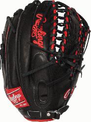 Pro Preferred Gameday Pattern. 12.75 inch outfield glove. Trap-eze web and conventional back.