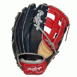    Rawlings 12 3/4-Inch RA13 Pattern Pro H™ Web Baseball Glove - Camel/Navy Colorwa