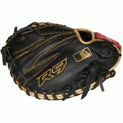 ing game with the Rawlings R9 27-inch catchers training mitt. Designed for young d