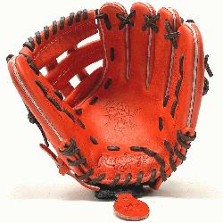 ings popular 200 infield pattern Heart of the Hide in red/orange color