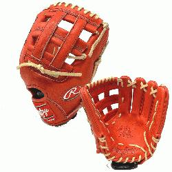 rt of the Red/Orange leather in 12 inch 200 Pattern H Web.  12 In