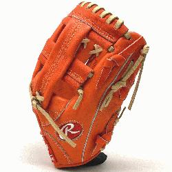  11.5 TT2 pattern baseball glove in red/orange He