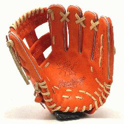 ular 11.5 TT2 pattern baseball glove in red/orange Heart of the Hide Leat