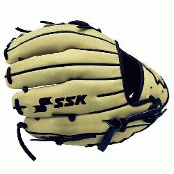 11.50 Inch Baseball Glove Colorway Brown | White Conventional Open Back Elite Infiel