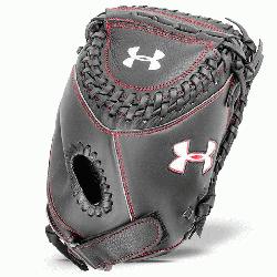 series mitt features a blend of leather with a high end synthetic backing adding durability and