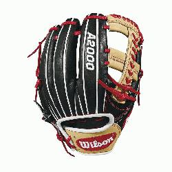 5 Cross web with Baseball stitch New pattern featuring gap welting Black blonde and Red Pro St