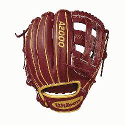  dual post web Brick Red with Vegas gold Pro Stock leathe