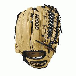  Pitcher model closed Pro laced web Gap welting for a flat and more consistent pocket Blonde an