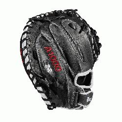  Half moon web Grey and black Full-Grain leather Velcro back. The A1000 line of gloves has the Pr