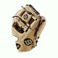 odel; I-Web Double lacing at the base of the web Blonde/Dark Brown/White Pro Stock leather pr