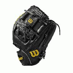 WTA20RB19DP15 Made with pedroia fit for players with a smaller hand H-Web design Black