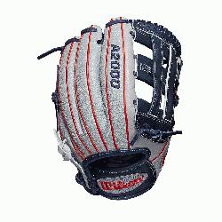 2 infield glove Dual post web Grey SuperSkin twice as strong as regula