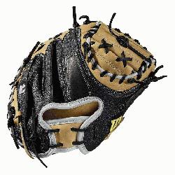 hers model; half moon web Extended palm Black SuperSkin twice as strong as regular leather