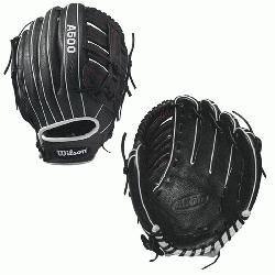 00 - 12.5 Wilson A500 12.5 Baseball Glove A500 12.5 Baseball Glove - Right Hand Throw A