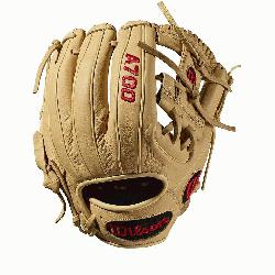5 inch Baseball glove H-Web design Blonde Full-Grain leather. The