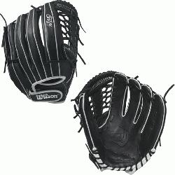 5 - 12.75 Wilson Onyx FP 1275 Outfield Fastpitch Glove Onyx FP 12.75 O