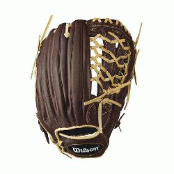 d game ready with the NEW Wilson Showtime slowpitch glove. With a full leather constructio