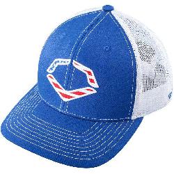 2% Cotton/2% SPANDEX Imported Flex-fit trucker hat Embroidered logo on front Breathable