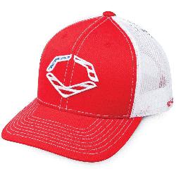 % Cotton/2% SPANDEX Imported Flex-fit trucker hat Embroidered logo on front Breathable mesh on ba