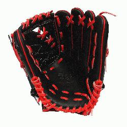 ZETT Pro Model 12 inch Black Wing Tip Pitcher Glove ZETT Pro Model Baseball Glove Se