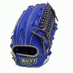 T Pro Model 12.5 inch Royal/Grey Wide Pocket Outfielder Glove