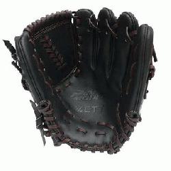 TT Pro Model 11.5 inch Black Pitcher Glove ZETT Pro Model Baseball Glove Series is designed f