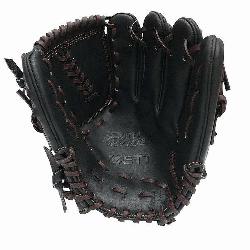  Pro Model 11.5 inch Black Pitcher Glove ZETT Pro Model Baseball G