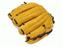 del 11.25 inch Tan Infielder Glove ZETT Pr