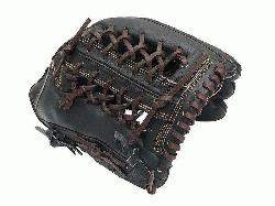 5 inch Black Outfielder Glove ZETT Pro Model Baseba