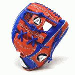 akadema pro torino 11 5 red blue baseball glove right hand throw