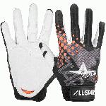 ALL-STAR CG5000A D30 Adult Protective Inner Glove (Large, Left Hand) : All-Star CG5000A D30 Adult Protective Inner Glove is designed for both catching and fielding. Lightweight and thin D30 palm and finger pads absorb and spread shock over a larger surface area. Limiting the amount of nerve damage in the hand after repeated hard balls. Padding extends all the way to the wrist for those wild bad hops and all the way up through the index finer. Extra padding on side wrist bone. Palm of hand is constructed with white goat skin leather and the back is a seamless moisture wicking stretch back.