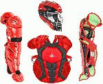 all star ckcc912s7xtt sc bk s7 axis catchers set ages 9 12 scarlet black