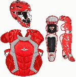 all star ckccpro1sc certified nocsae professional catchers set scarlet